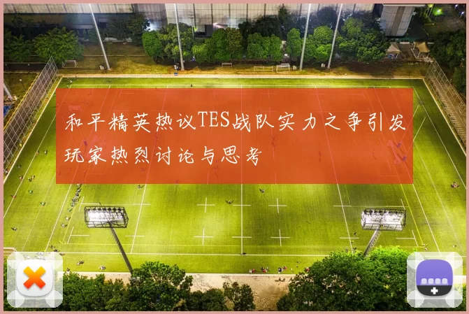和平精英热议TES战队实力之争引发玩家热烈讨论与思考